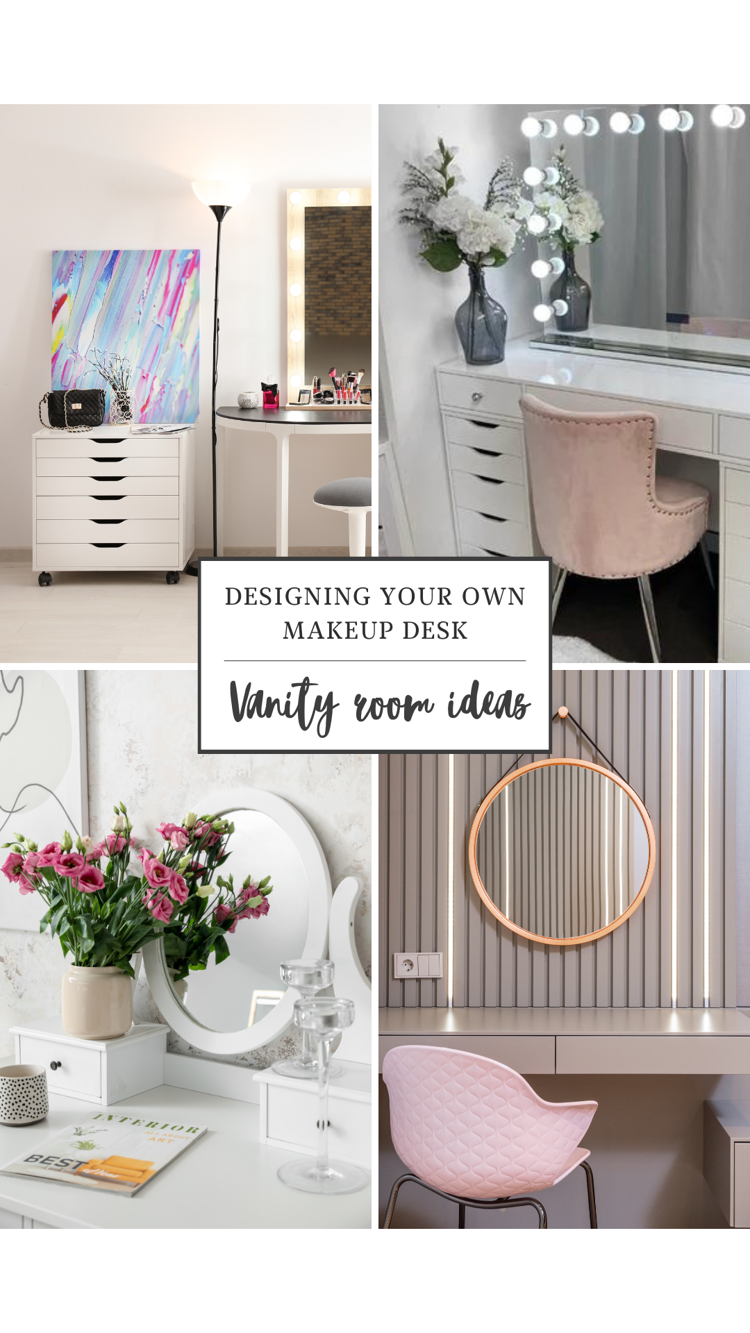 Designing Your Own Makeup Desk with IKEA ALEX 5 Drawers: Ideas To Create And Organise the Perfect Vanity Setup.