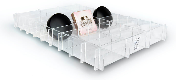 BUNDLE: 4 x IKEA ALEX SIX DRAWERS ORGANISER DISPLAY. Clear Acrylic Storage For Your Vanity Room